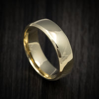 Classic Gold 7mm Wide Wedding Men's Band