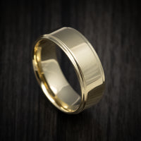 Classic Gold 8mm Wide Wedding Men's Band