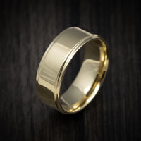 Classic Gold 8mm Wide Wedding Men's Band
