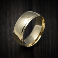 Classic Gold 8mm Wide Wedding Men's Band