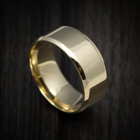 Classic Gold 9mm Wide Wedding Men's Band