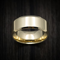 Classic Gold 9mm Wide Wedding Men's Band