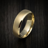 Classic Gold 7mm Wide Wedding Men's Band