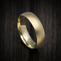 Classic Gold 6mm Wide Wedding Men's Band