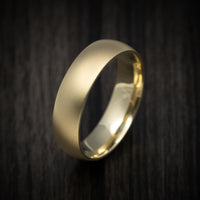 Classic Gold 6mm Wide Wedding Men's Band
