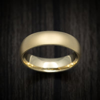 Classic Gold 6mm Wide Wedding Men's Band