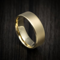 Classic Gold 7mm Wide Wedding Men's Band