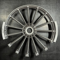 Black Titanium Tire Tread Ring with Supercar Ron Wheel Sleeve - Choose Your Wheel