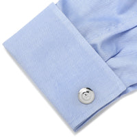 Marvel Captain America Shield Sterling Silver 3D Cufflinks
