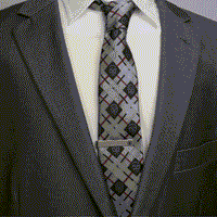 Marvel Spider-Man Plaid Black Men's Tie