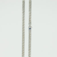 High Polish Silver Miami Cuban Chain 7mm