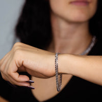 Silver Miami Cuban Bracelet 5mm