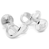 Sterling Silver Infinity Symbol Cufflinks