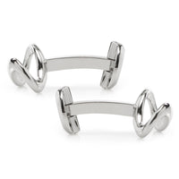 Sterling Silver Infinity Symbol Cufflinks