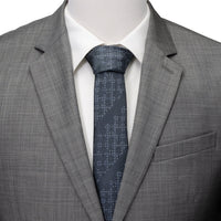 Star Wars Mandalorian Blue Dotted Striped Tie