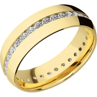 18K Yellow Gold + Polish Finish