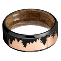 Zirconium + Polish , Polish Finish + Whiskey Barrel