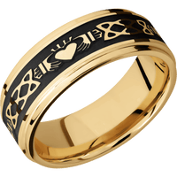 10K Yellow Gold + Polish , Polish Finish