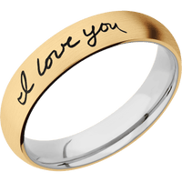 10K Yellow Gold + Satin Finish + Cobalt Chrome