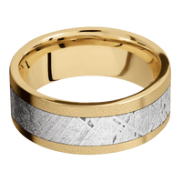 10K Yellow Gold + Sand Finish