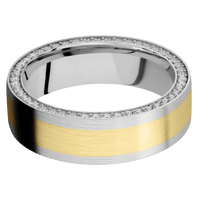 14K White Gold + Satin Finish
