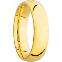 18K Yellow Gold + Polish Finish