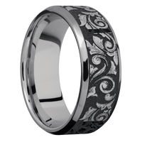Tantalum + Polish , Polish Finish + 14K White Gold