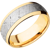 14K Yellow Gold + Polish Finish