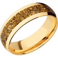 14K Yellow Gold + Polish Finish