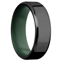 Zirconium + Polish , Polish Finish + Eastern Green