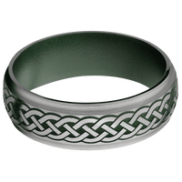 Titanium + Satin , Satin Finish + Highland Green