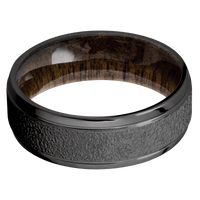 Zirconium + Stipple , Polish Finish + Walnut