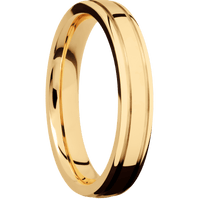 14K Yellow Gold + Polish , Polish Finish