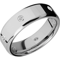 14K White Gold + Polish , Polish Finish