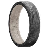 Forged Carbon Fiber + None Finish + Antler