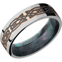 Titanium + Polish Finish + Black Mother of Pearl