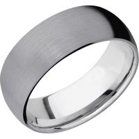 Tantalum + Satin Finish + 14K White Gold