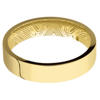 10K Yellow Gold + Polish Finish