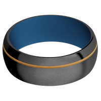 Zirconium + Bead , Bead Finish + Ridgeway Blue