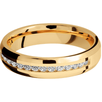 14K Yellow Gold + Polish , Polish Finish