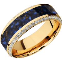 14K Yellow Gold + Polish , Polish Finish