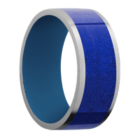 Titanium + Satin Finish + Ridgeway Blue