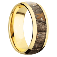 18K Yellow Gold + Polish Finish