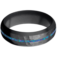 Zirconium + Hammer , Bead Finish + Dark Grey