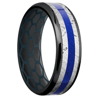 Zirconium + Polish , Polish Finish + Blue Titanium