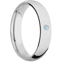14K White Gold + Polish Finish