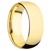 22K Yellow Gold + Polish Finish