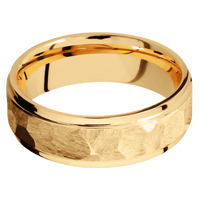 10K Yellow Gold + Rock , Polish Finish