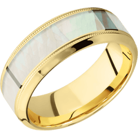 10K Yellow Gold + Polish , Polish Finish