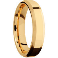 22K Yellow Gold + Polish , Satin Finish + 18K Yellow Gold